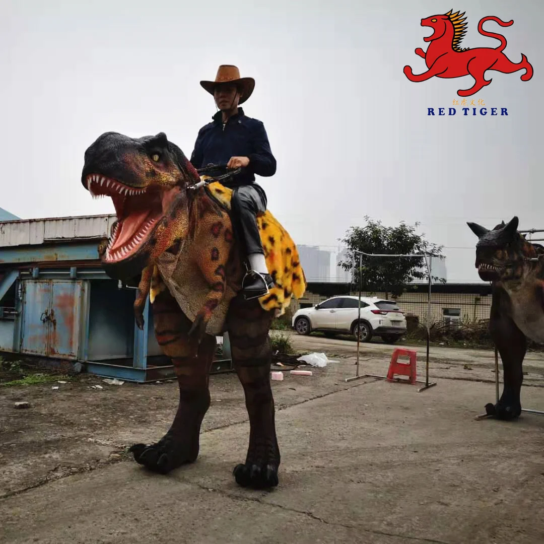 amusement park equipment hidden legs realistic dinosaur costume for sale