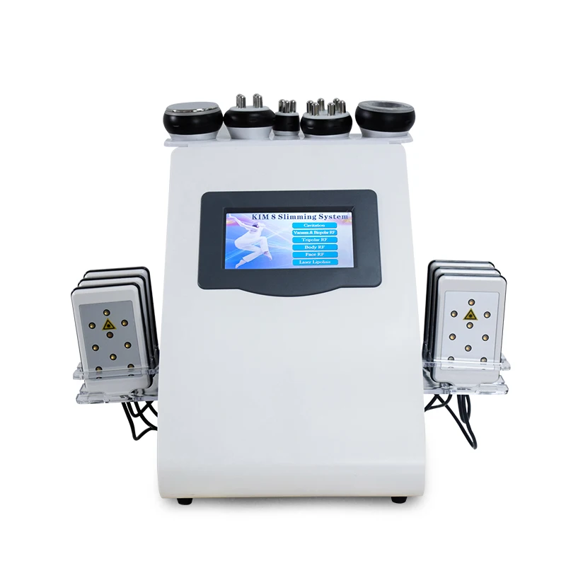 6 In 1 40khz Ultrasonic Cavitation 2.0 Rf Slimming Beauty Machine Ultra Cavitation Machine For Skin Tighten Body Sculpting