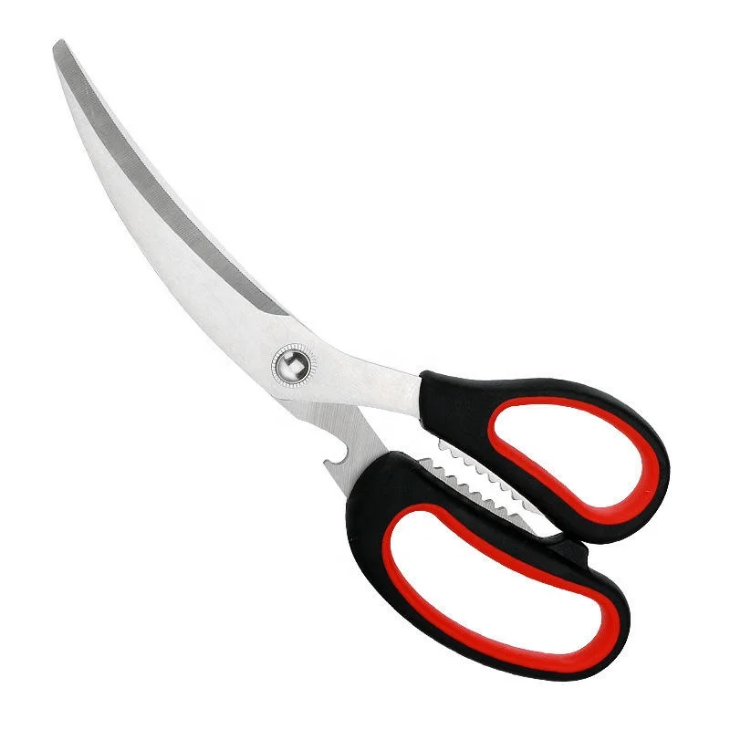 Bone Scissor for BBQ Multi-funtional kitchen scissor stainless steel kitchen Chicken Shears