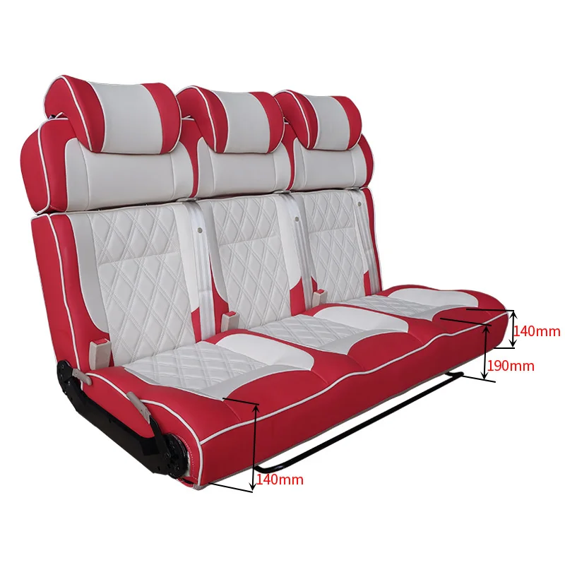 Multi-functional Business Ultrathin Changeover Bed Seat Swivel Car Seats For Modification MPV RV Camper Van folding seat bed