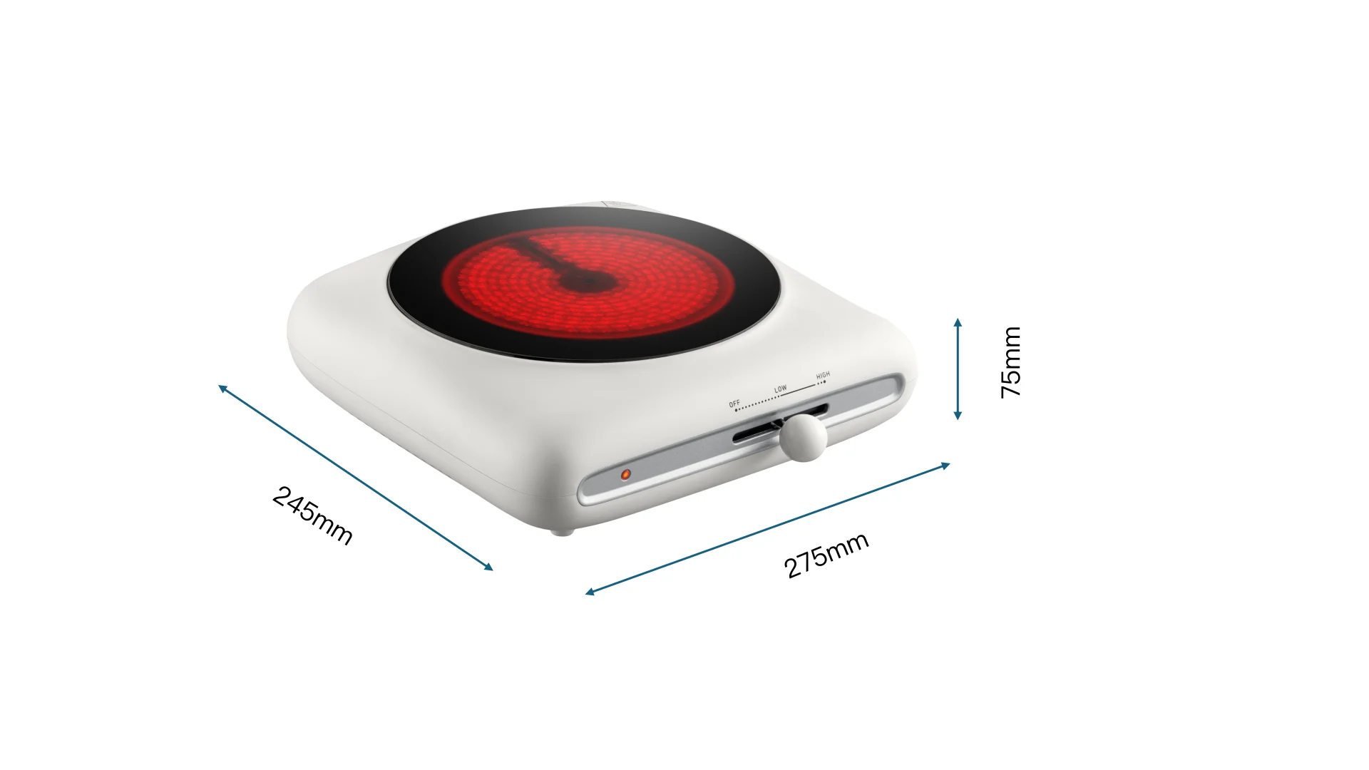 Premium Quality Slide Switch Controls Temperature Mini Hot Plate Cast Iron Electric Cooking