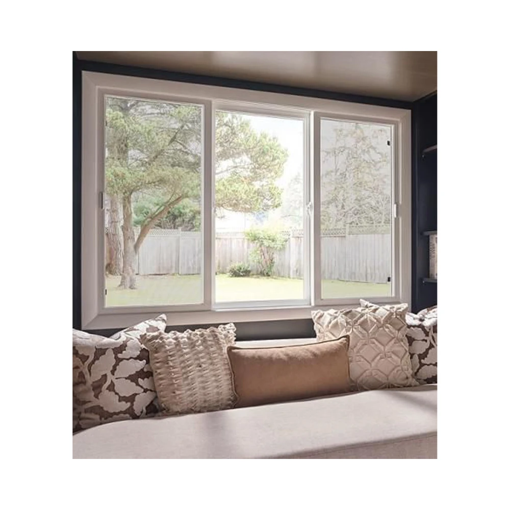 High-Quality Aluminum Sliding Window with Double Glazed Glass for Home and Office