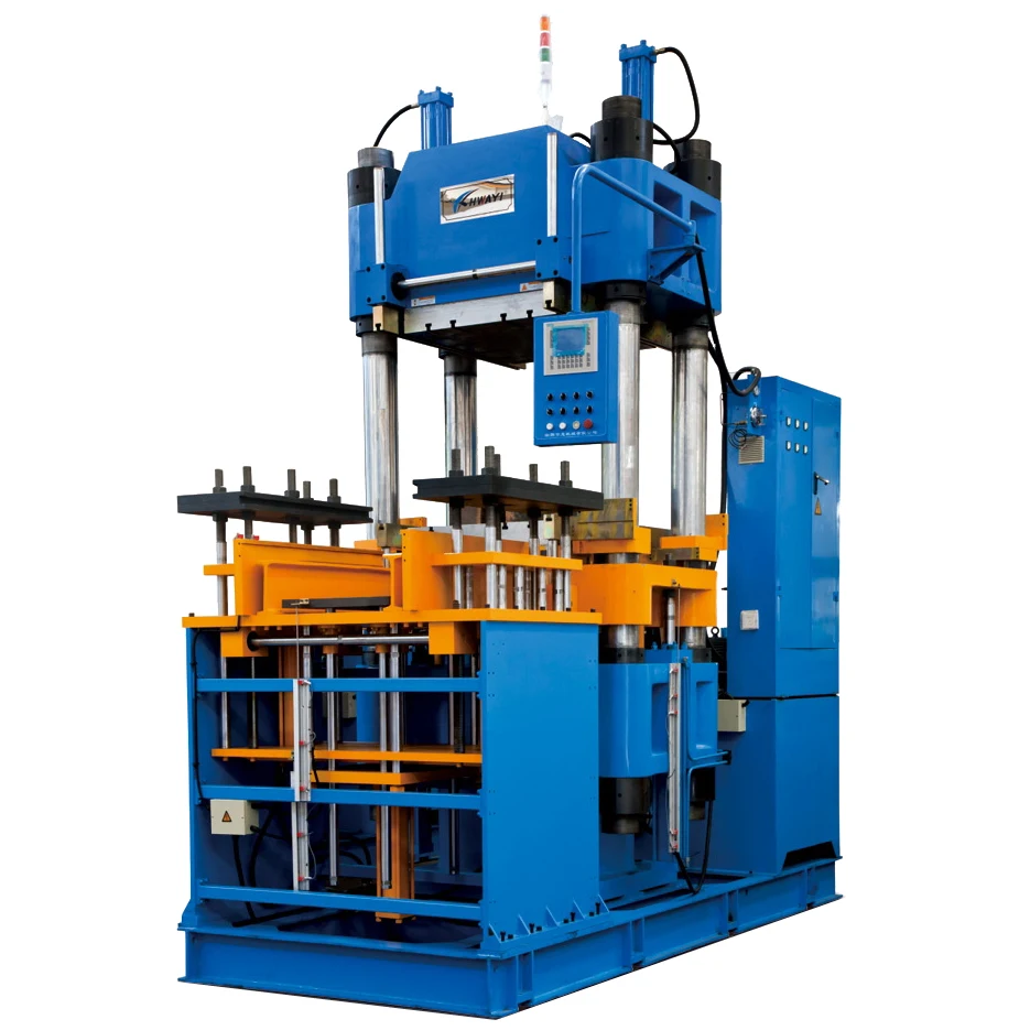 2020 new rubber vulcanizing press for rubber railway shock absorbing making