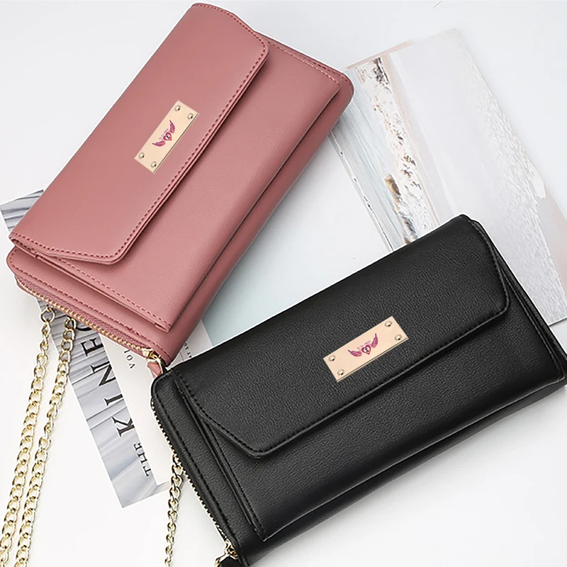 Ladies Small Bag Wallet PU Fashion Mini Crossbody Clutch Cell Phone Pouch Purse for Women