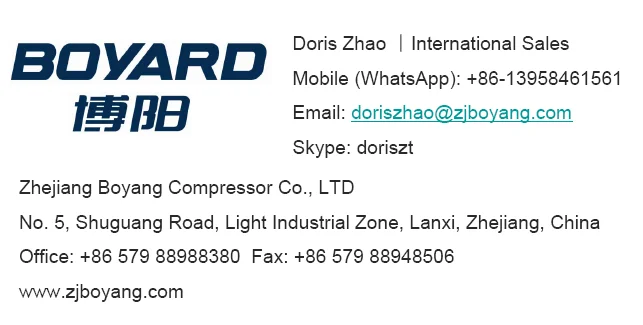 cold storage refrigeration unit with zhejiang boyard r404a refrigeration compressor qhd-36k for commercial refrigerator