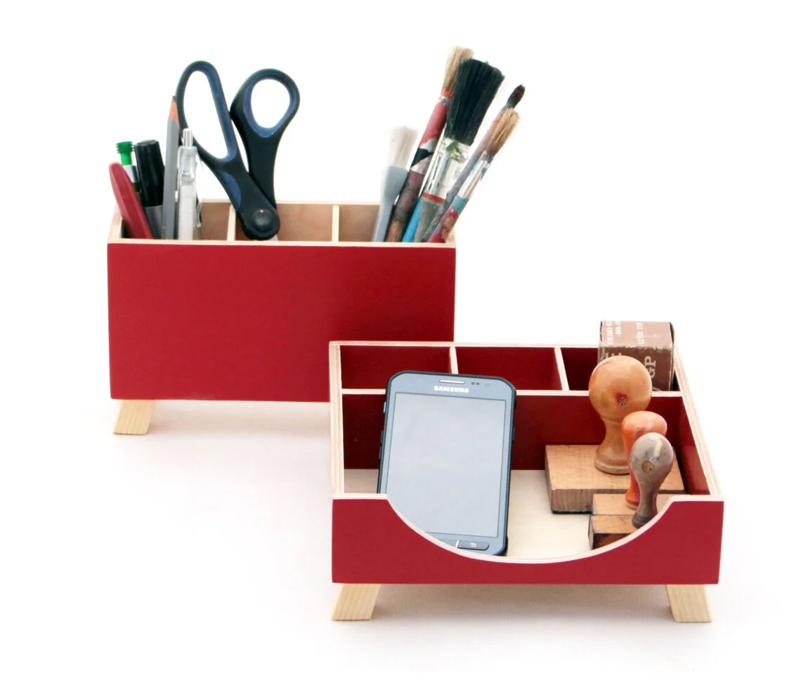 Eco Friendly Home Office Desk Organizer Storage Wood Desk File Organizer For Wholesales