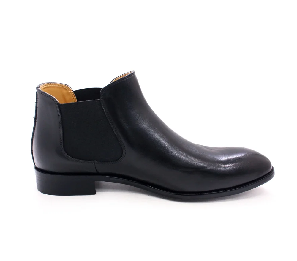 Ankle Boots Men Genuine Leather Shoes Casual Business Dress Shoes Men For Wedding Party Office Fashion Shoes