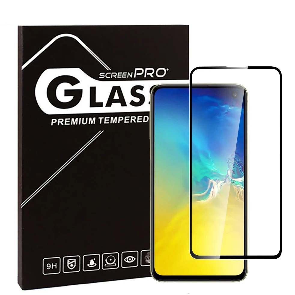 
Silk printing full glue Full Cover Tempered Glass 9H Tempered Glass Screen Protector For Samsung S10 lite S10E 