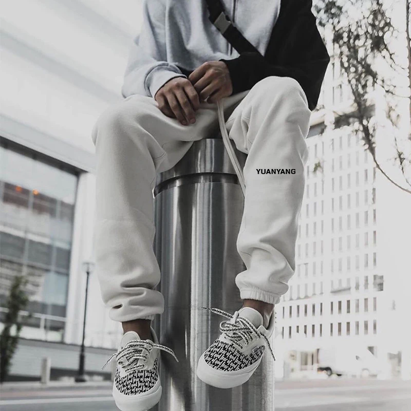 Заказные тяжелые спортивные штаны для мужчин, повседневные плотные спортивные штаны с флисовой подкладкой