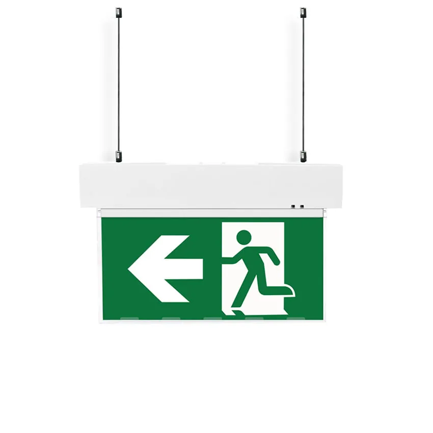 Changeable Legends ip40 waterproof vintage running man sign enamel led emergency exit sign