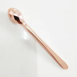 customized color stainless steel spatula cosmetic gold facial mask spatula cooling eye roller