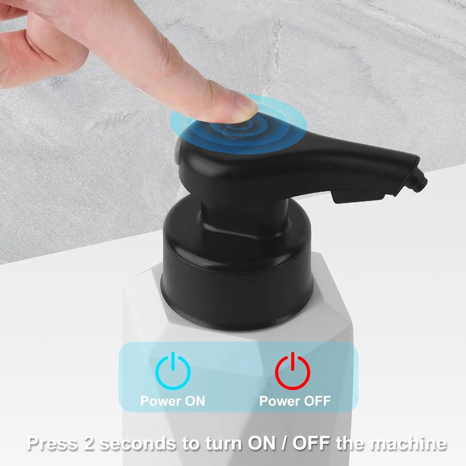 Nice design beautiful elegant Automatic soap dispenser TYPE-C charging Touch + infrared sensor 250ml Automatic soap dispenser
