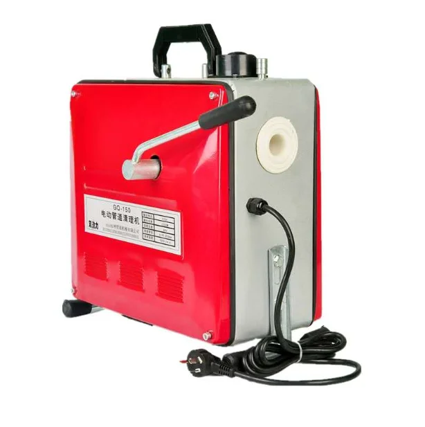 GQ-150 portable unblocked drain cleaning /sewer snake machine drain cleaner