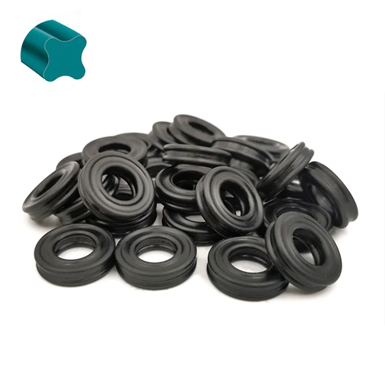 High Quality QR Seal Rubber X Ring Four-lobed Oring Nitrile NBR FKM FPM Quad Ring Seal Rubber X-Ring