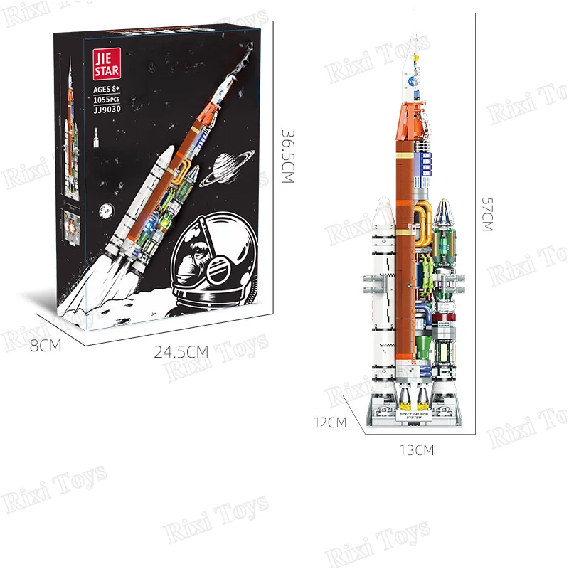 Jie Star jjj9031 Saturn модель MOC Запуск платформы кубики головоломки игрушки рождественские подарки для детей наборы строительных блоков