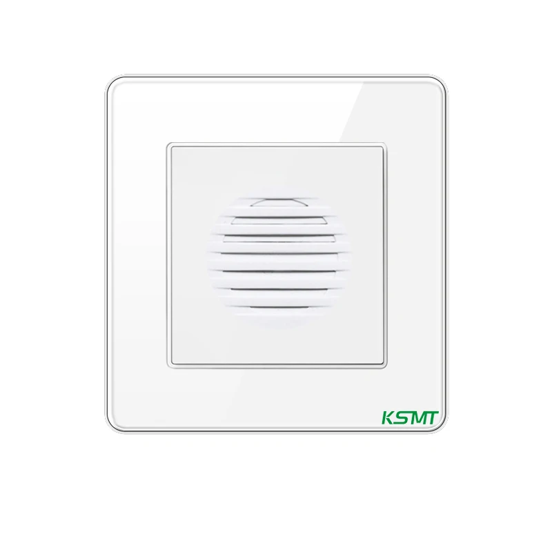 KAISI EU 86 Standard music door bell switch Tempered Glass panel wall switch ding dong door bell