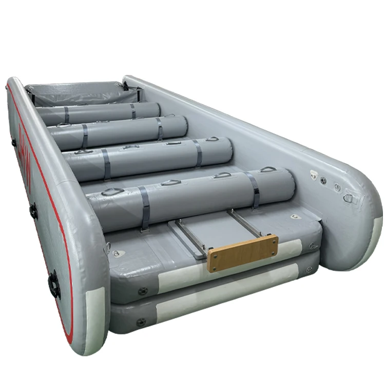 JHW 6-meter long large inflatable transport ship made in china Shenzhen factory large rubber rescue transport boat