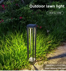 Daheng Concise Style Aluminium Waterproof IP65 10W Outdoor LED Garden Bollard Light