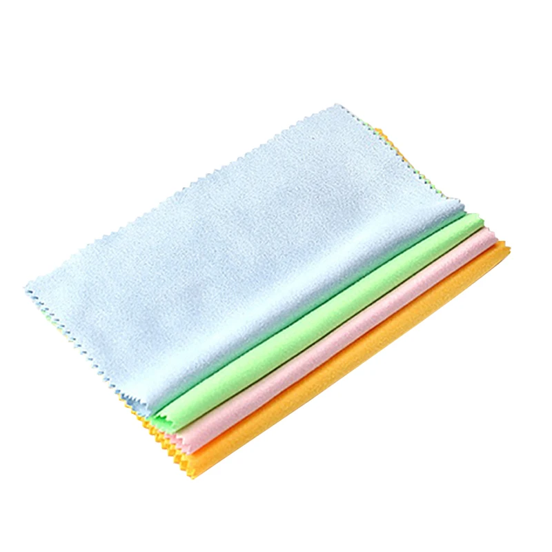 Factory Sale Direct Sunglasses Microfiber Cloth Glasses Jewelry Cleaning Wiping Cloth Eyeglass Lens Cloth