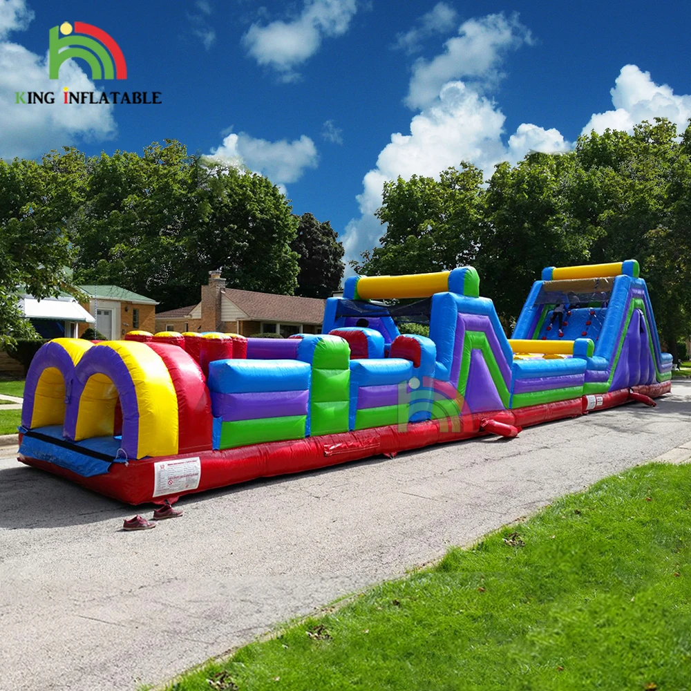 Biggest Inflatable Obstacle Course Wipeout Race Games Largest Bouncer Combos Equipment Inflatable Obstacles Boot Camp Challenge