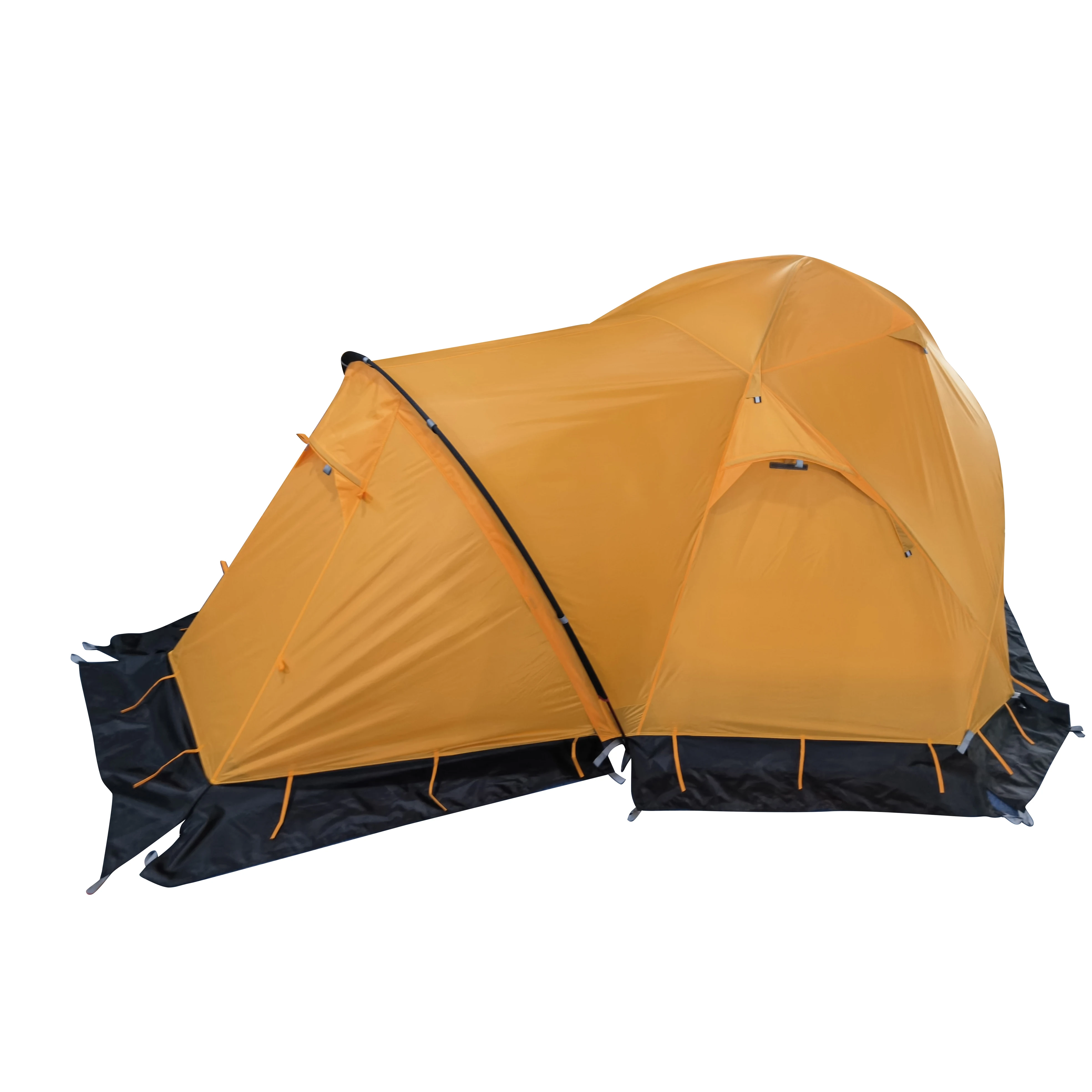 Custom Manufacturing Aluminum Pole High End Travel Adventure Equipment Single Layer 2-3 Person Wind Resistant Waterproof Tent