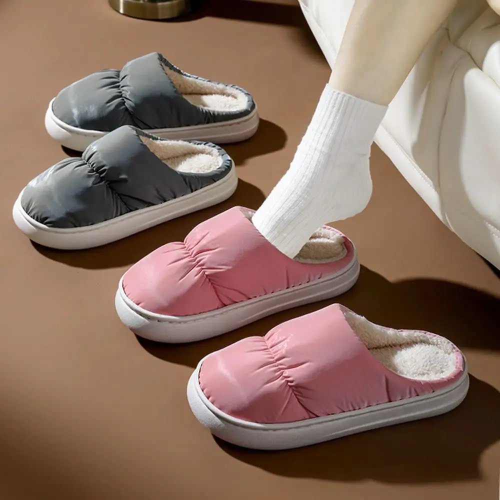 Женские и мужские зимние перезаряжаемые электрические Тапочки с подогревом через USB, подогревающие плюшевые стельки, обувь с подогревом