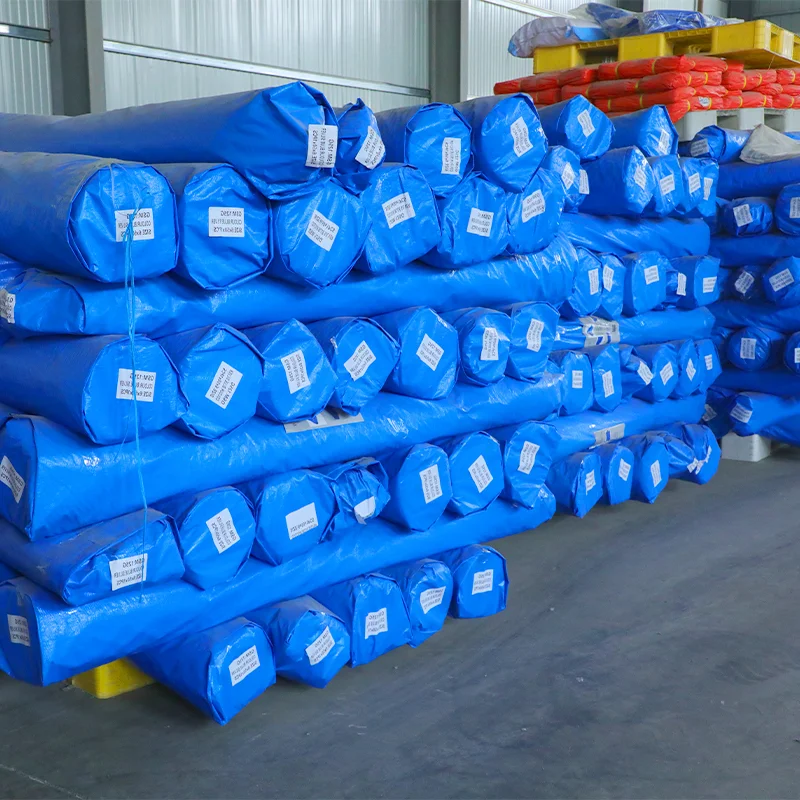 Factory Price Waterproof 100% Virgin Pe Material Colorful Blue White Pe Tarpaulin