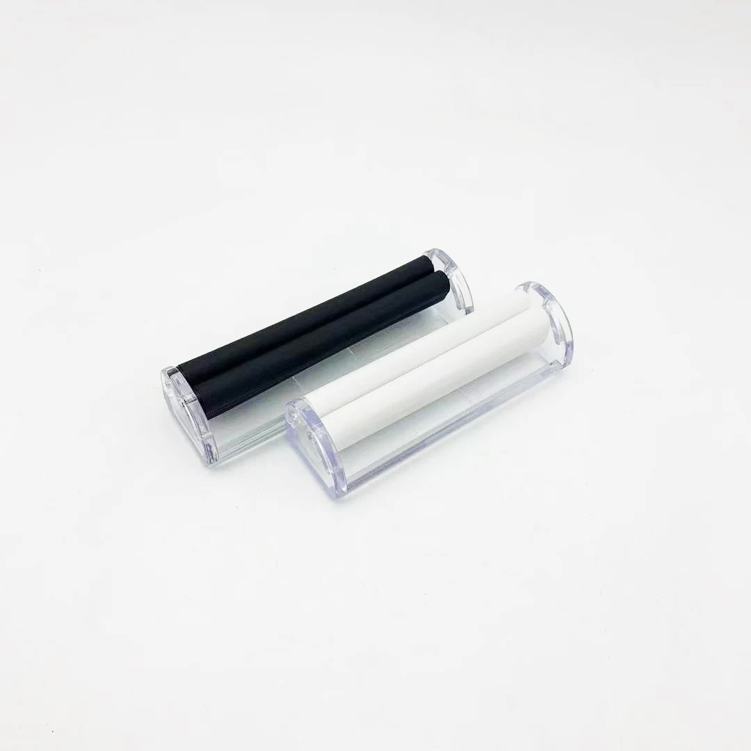 Portable Clear Big 125mm Blunt Roller Tobacco Joint Roller Automatic Plastic Slim Cigarette Rolling machine