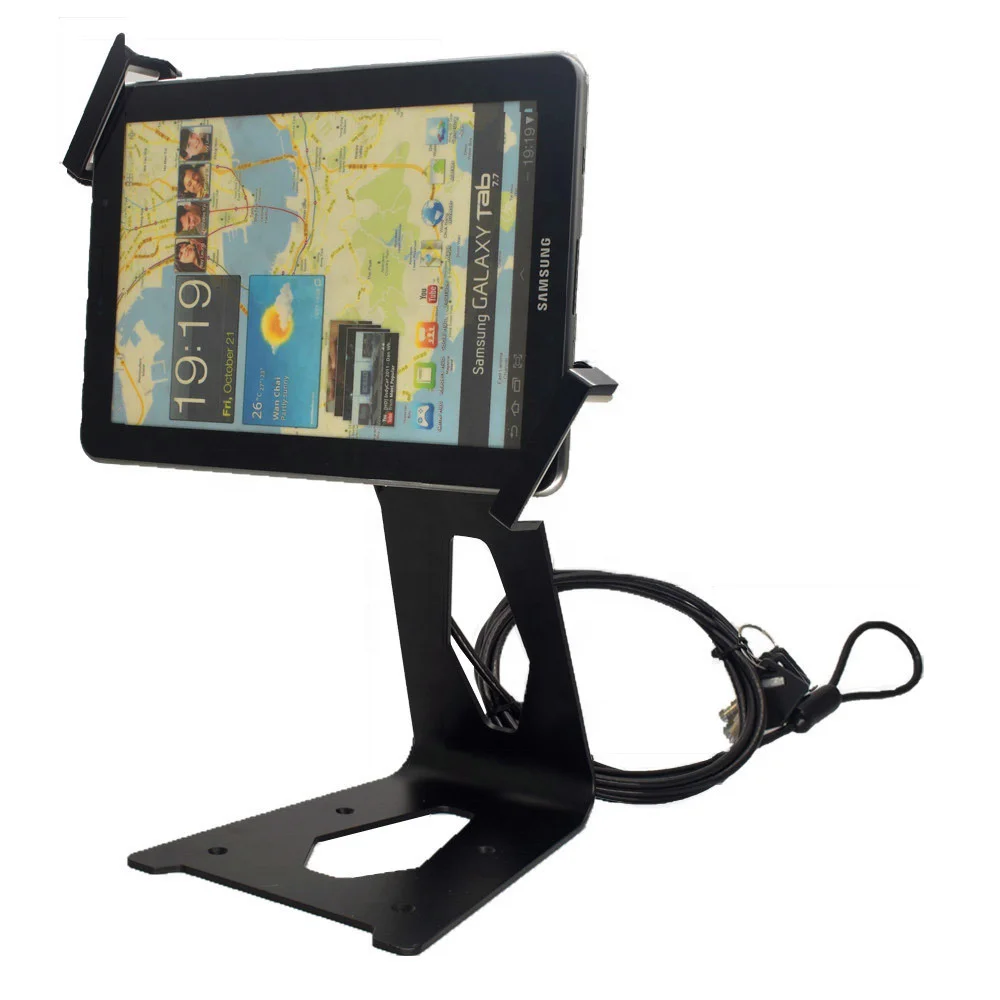 tablet stand with lock anti-theft tablet security stand for ipad 7-13inch tablet pc holder