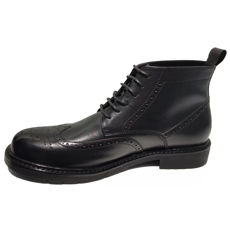 Fast delivery of the best and most popular luxury goods wholesale formal shoes men boots black leather casual ankle boots