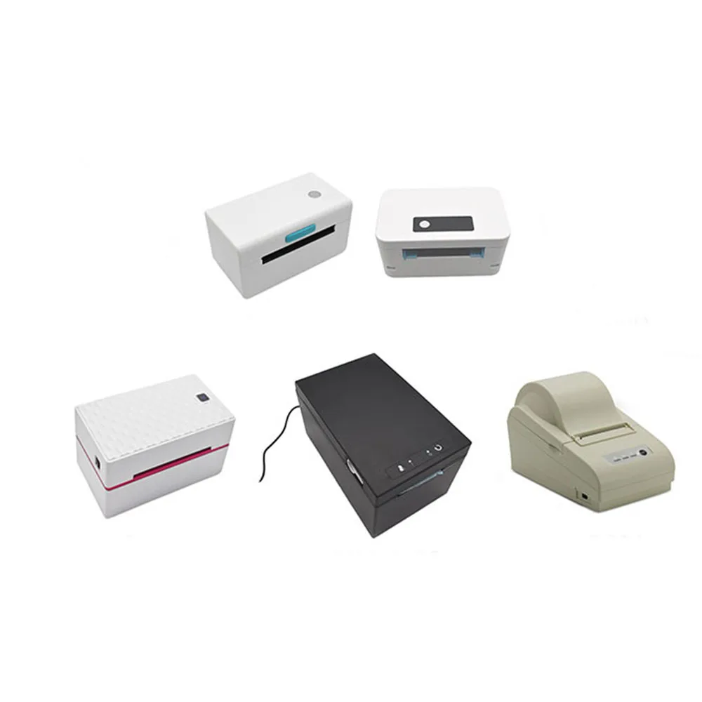 Multiple styles desktop label thermal sticker bluetooth label printer machine
