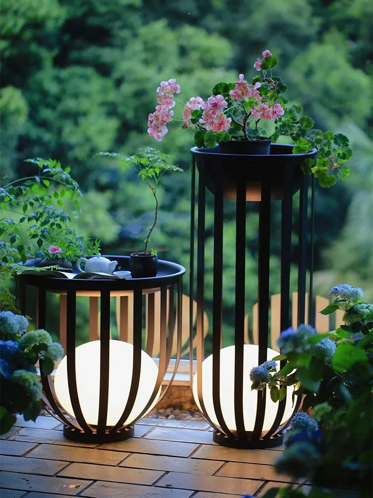 Outdoor Waterproof Lawn Lamp Villa Garden Lamp Flower Lamp Balcony Garden Decorative Landscape Light
