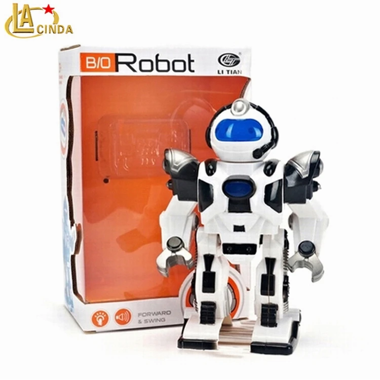 Crazy fighter toy robot walk toy with light and sound children toys electronic robot