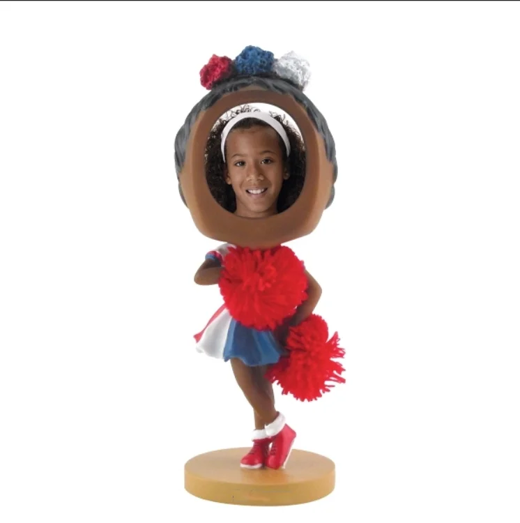 Custom Cheerleader bobblehead Resin Figurine