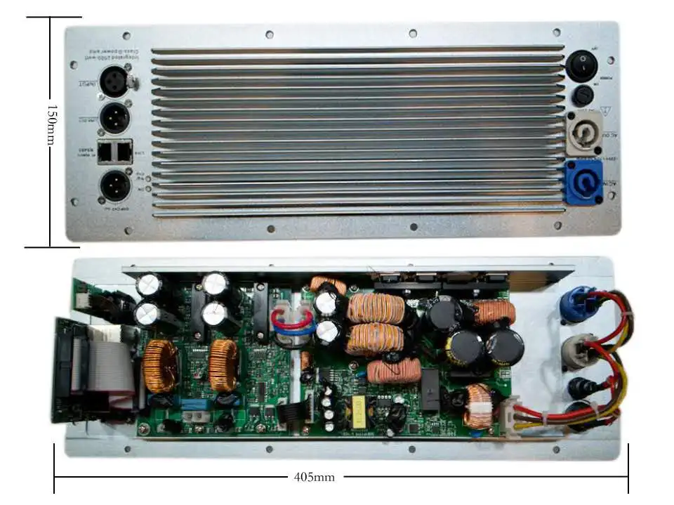 amplifier module for sub woofer with DSP