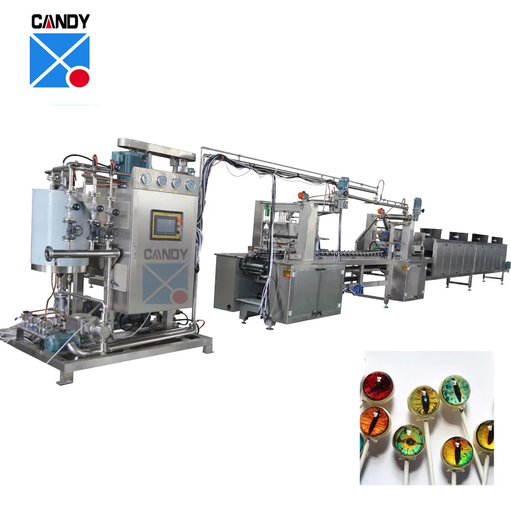 Automatic Spherical Galaxy Lollipop Production Line Lollipop Making Machine