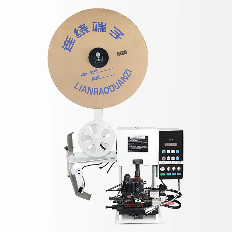 Mute terminal single wire multi-core wire wiring stripping machine with stripping terminal machine
