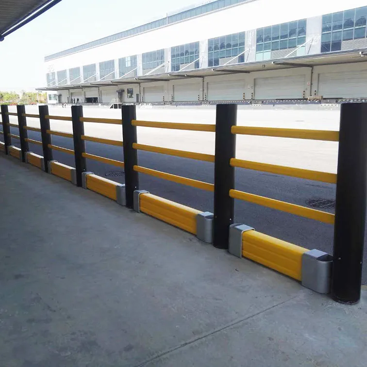 Factory Direct flexible safety pedestrian guardrail protection system high quality new design anti-collision guardrail
