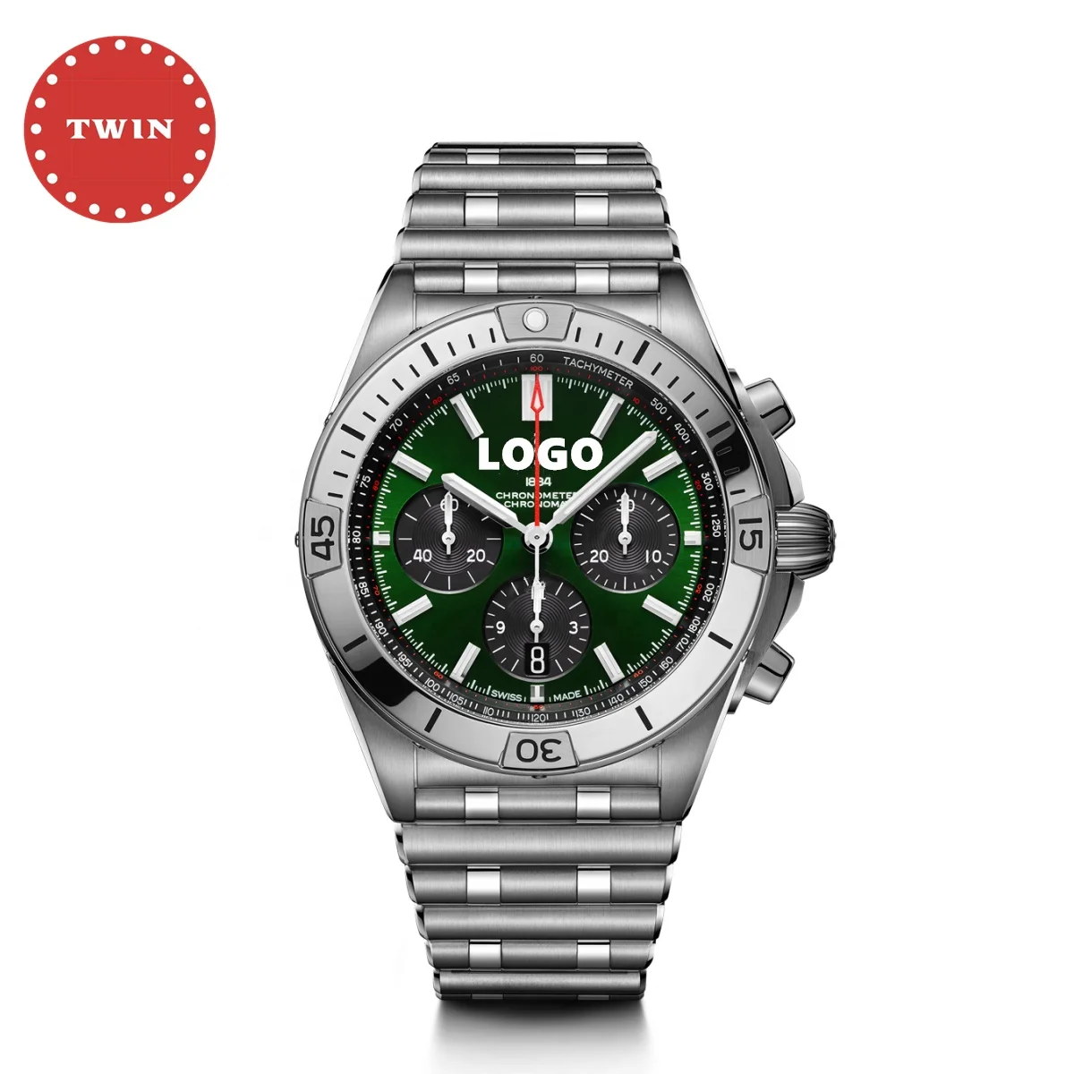 The New Diver waterproof Patek watch GF factory 42MM 7750 Timing Movement B01 Multi-function timing Watch