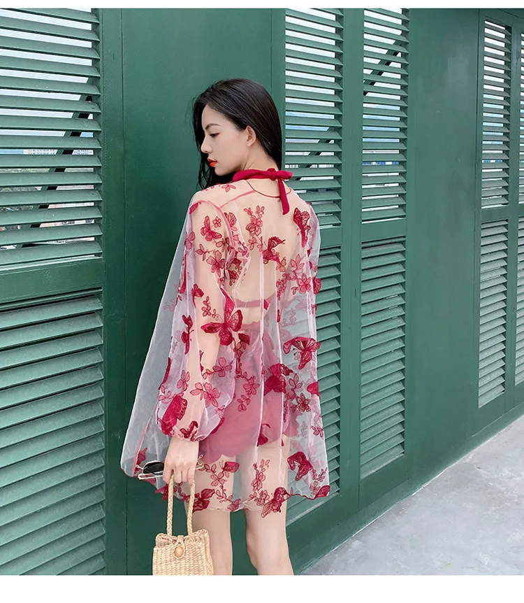 Korea 2023 Woman Highly elastic Two  Piece Swimwear Summer Dress Bikini Swimming Wear With Coverups