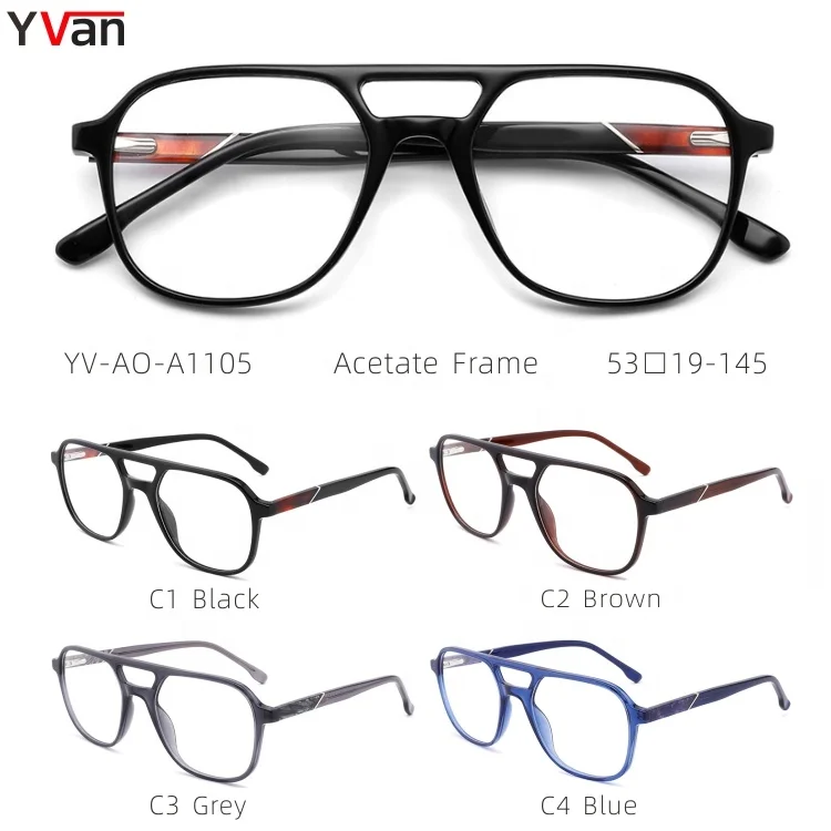 UV Protection Acetate Designer Eye Glasses For Nan And Women Eyewear Optical Eyeglasses Frames