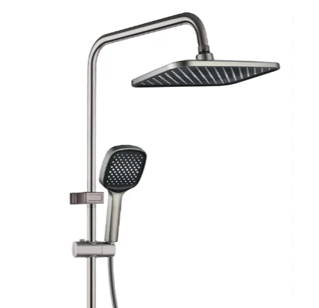 New Smart Digital Display Shower Unit Wall-mounted Brass Bathroom Household Shower System