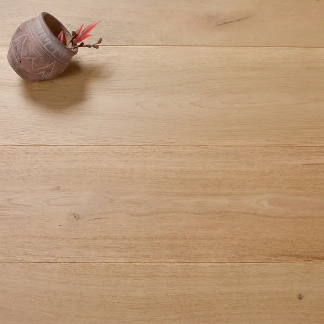 
smooth light color oak timber floating floor for sale 
