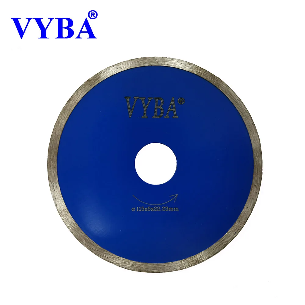 115mm Continuous Rim Diamond Saw Blades Diamond Cutting Tools  For Granite Marble  Concrete  Ceramic Cutting