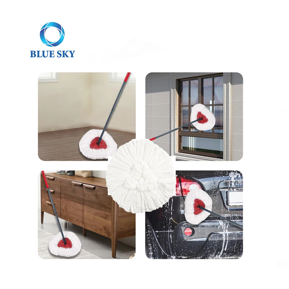Factory Price Microfiber Mop Refills O Cedar Spin Mop Base Handle Replace Head Compatible with O Cedar EasyWring Spin Mop