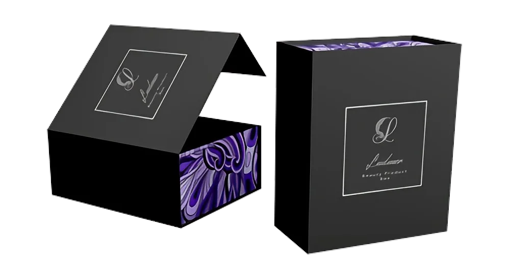 Customized Brand Fragrance Bottle Mockup Paper Boxes Perfume Packaging Gift Rigid Boxes For Sample Perfume Sets