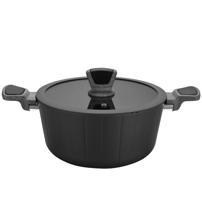 8 Pcs pots and pans aluminum kitchenware non stick cooking pots cookware set