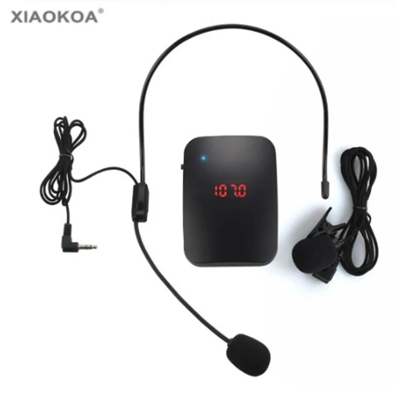 Беспроводной микрофон FM-радио передатчик гарнитура воротник туристический гид клипса микрофон речи усилитель бустер Megapho