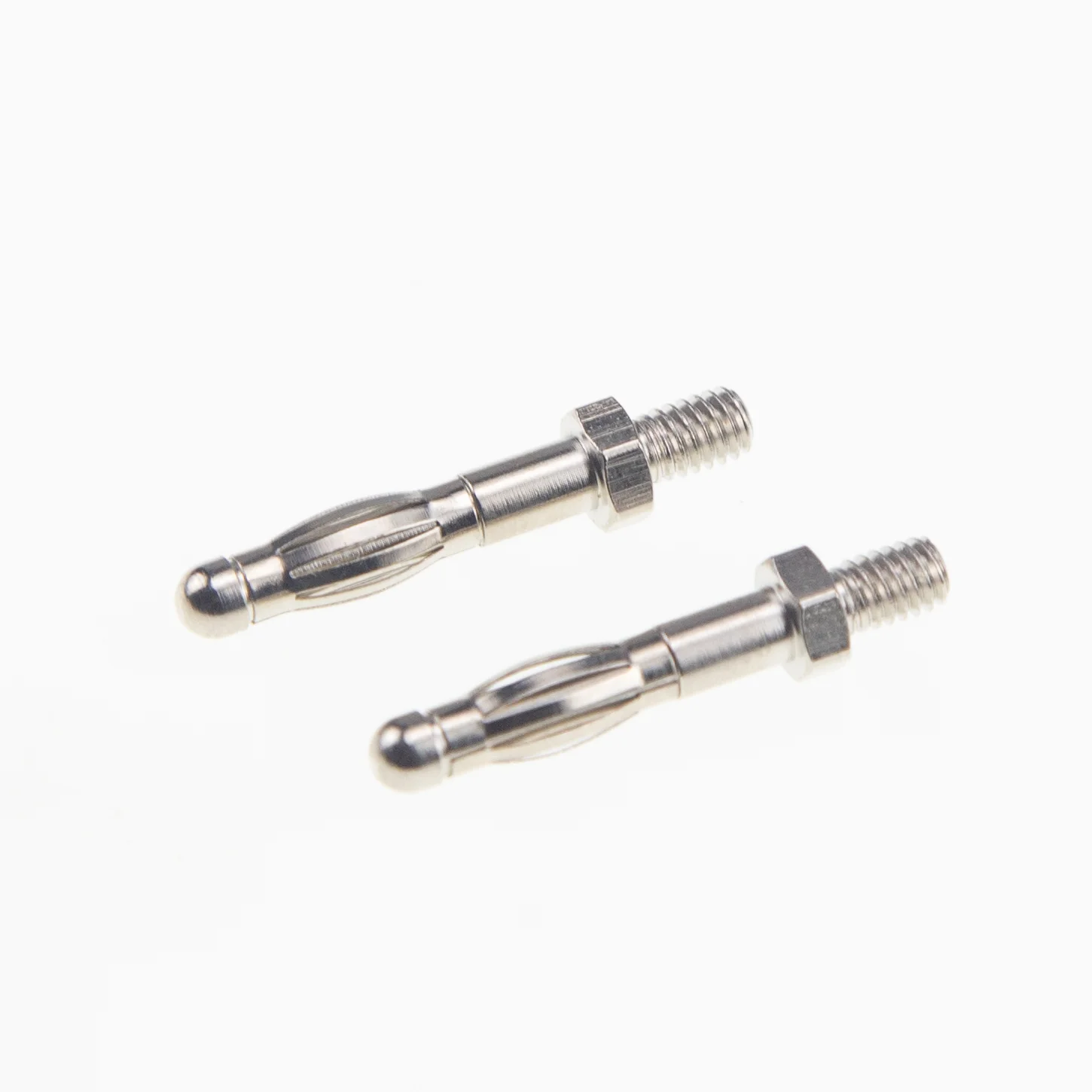 CXSDDZ-Z44  4mm inline plug with spring  multilam screw connection