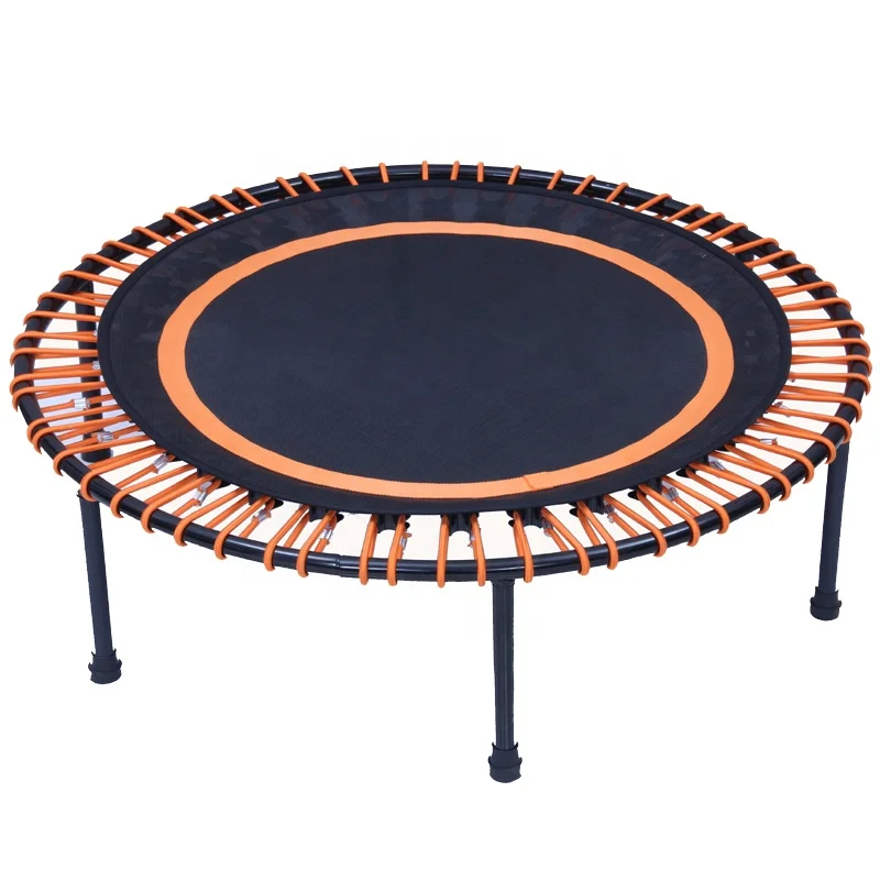 Indoor Round Small Trampoline For Child With Safe Bungee Cord Suspension
